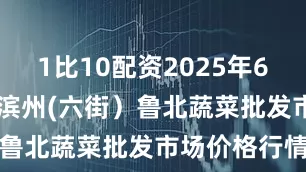 1比10配资2025年6月24日山东滨州(六街)鲁北蔬菜批发市场价格行情