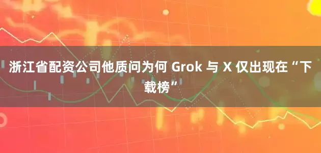 浙江省配资公司他质问为何 Grok 与 X 仅出现在“下载榜”